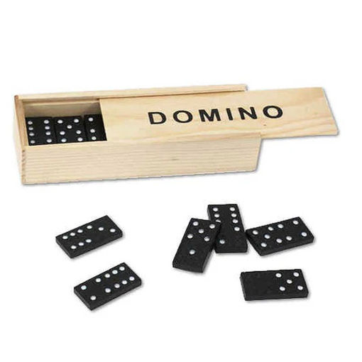 Picture of DOMINOES IN WOODEN BOX